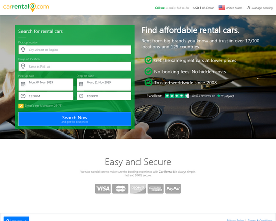 CarRental8.com Logo