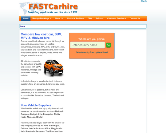 Fast Car Hire Logo