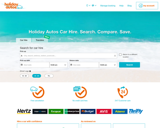 Holiday Autos Allcarrentalcompanies
