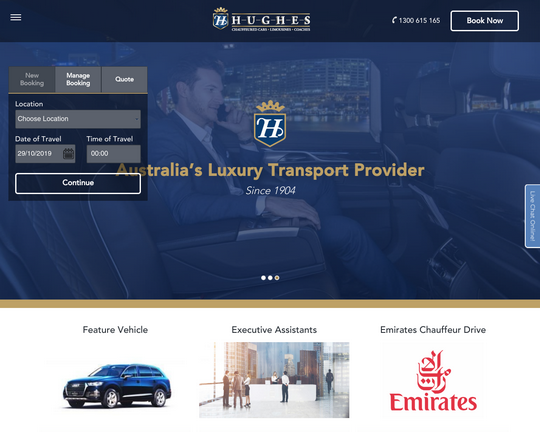 Hughes Limousines Logo