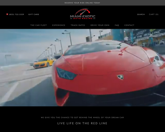 Miami Exotic Auto Racing Logo