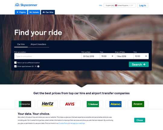 SkyScanner Logo