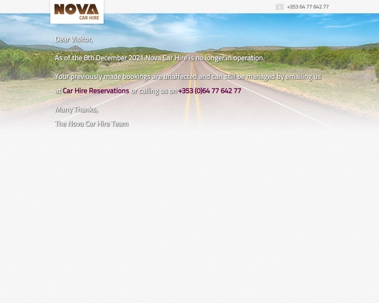 NovaCarHire.com Logo